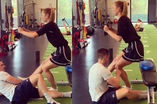 Sharapova tung clip triệu view, khoe chân dài miên man