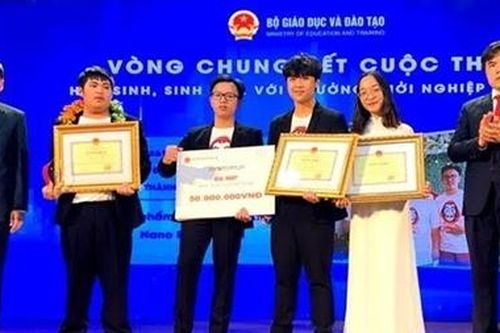 Trao giải cuộc thi 'Học sinh sinh viên với ý tưởng khởi nghiệp' năm 2019