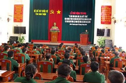 Bộ CHQS tỉnh Ninh Thuận phát động đợt thi đua cao điểm