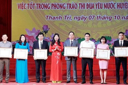 Huyện Thanh Trì biểu dương 392 người tốt, việc tốt