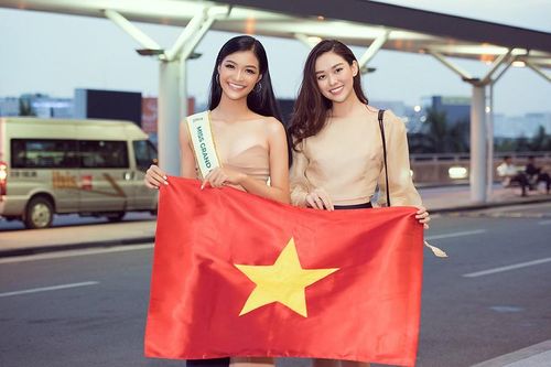 Á hậu Kiều Loan gây náo loạn sân bay khi sang Venezuela dự thi Miss Grand 2019