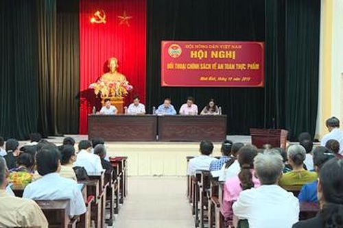Hội nghị đối thoại về chính sách an toàn thực phẩm