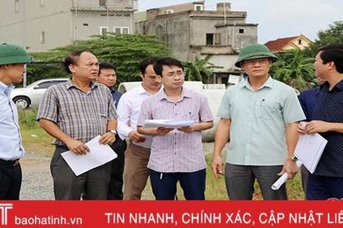 TP Hà Tĩnh đề xuất bố trí nguồn từ đấu giá đất để hoàn thiện hạ tầng kỹ thuật đô thị
