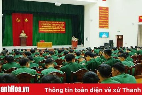Bộ CHQS tỉnh: Phát động đợt thi đua cao điểm chào mừng 30 năm Ngày hội Quốc phòng toàn dân