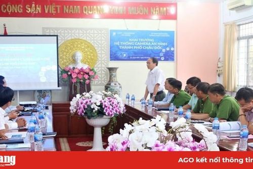 Châu Đốc khai trương hệ thống camera an ninh