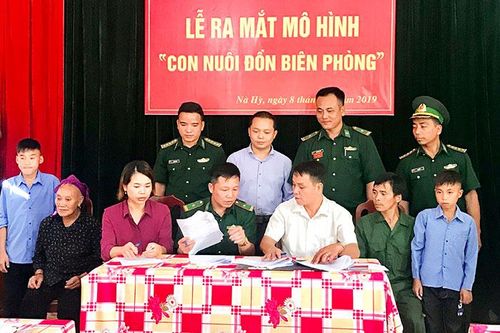 Ra mắt mô hình 'Con nuôi Đồn Biên phòng'