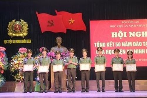 Học viện An ninh nhân dân tổng kết 50 năm đào tạo đại học