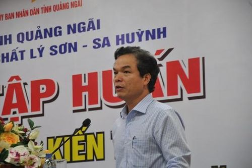 Quảng Ngãi: Tập huấn cung cấp thông tin, kiến thức công viên địa chất Lý Sơn - Sa Huỳnh