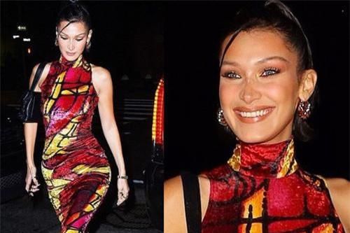 Mẫu 9x 'hot hit' Bella Hadid thả dáng khoe body không chê được điểm nào, nhưng hoảng hồn khi kéo xuống ảnh cận mặt