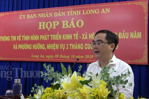 Long An phấn đấu vượt chỉ tiêu tăng trưởng kinh tế trong 3 tháng cuối năm