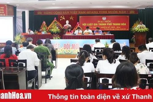 Đại hội Hội Luật gia TP Thanh Hóa lần thứ III