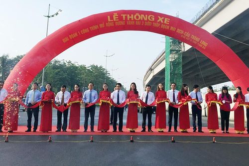 Thông xe đường Vành đai 3 dưới thấp, đoạn Mai Dịch - cầu Thăng Long