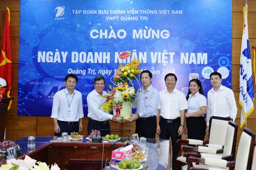 Phó Chủ tịch UBND tỉnh Hoàng Nam thăm các doanh nghiệp nhân ngày Doanh nhân Việt Nam
