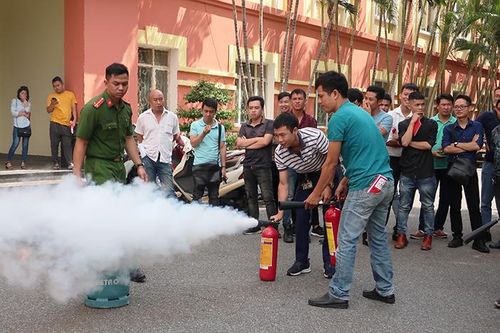 Quận Đống Đa tập huấn phòng cháy, chữa cháy cho cá nhân, doanh nghiệp