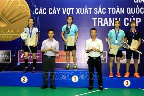 Giải Cầu lông các cây vợt xuất sắc toàn quốc năm 2019: Nguyễn Thùy Linh (Đồng Nai) giành HCB đơn nữ