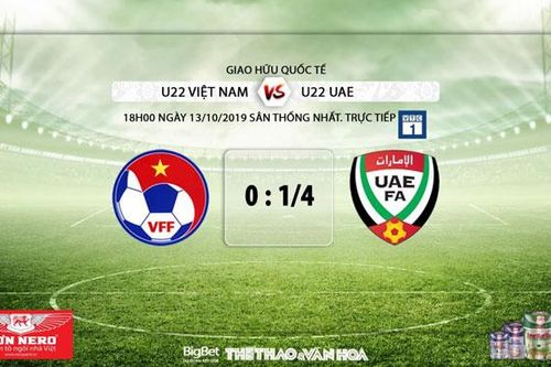 VIDEO Kèo bóng đá: U22 Việt Nam đấu với U22 UAE (18h hôm nay). Trực tiếp VTC1, VTC3, VTV6