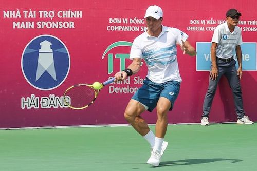 Daniel Nguyễn giành 'cú đúp' vô địch giải quần vợt quốc tế ở Tây Ninh