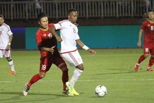 Thi đấu giao hữu, U22 Việt Nam hòa U22 UAE 1 - 1