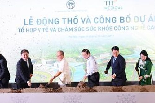 Động thổ và công bố dự án Tổ hợp Y tế và Chăm sóc sức khỏe công nghệ cao TH Medical