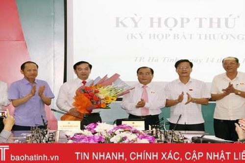 Thành phố Hà Tĩnh có Phó Chủ tịch HĐND mới