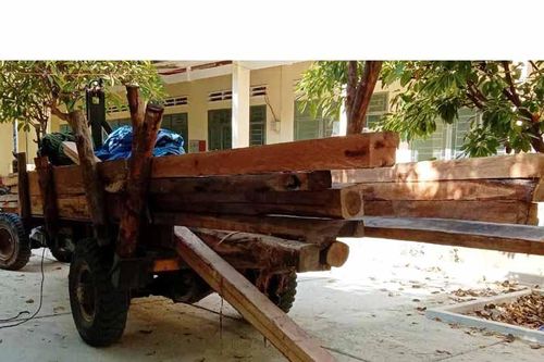 Ia Pa: Phát hiện 2 xe công nông chở gỗ trái phép