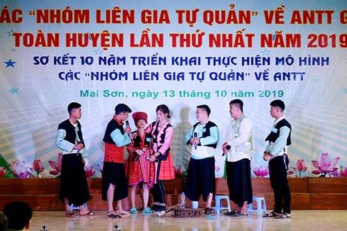 Mai Sơn: Liên hoan các 'Nhóm liên gia tự quản' về an ninh trật tự giỏi lần thứ I, năm 2019 và Sơ kết 10 năm triển khai thực hiện mô hình 'Nhóm liên gia tự quản' về an ninh trật tự ở cơ sở