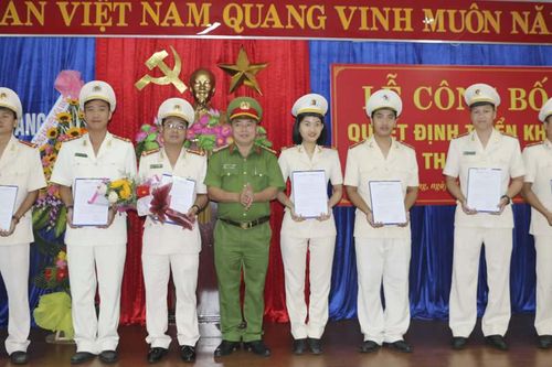 Thành lập Đội Kỹ thuật Hình sự CAH Hòa Vang