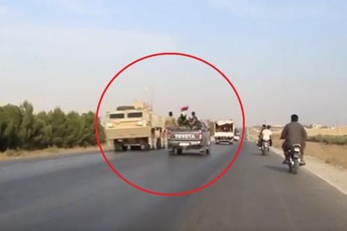 Binh sĩ Mỹ chạm trán bất ngờ với quân đội Syria trên đường rút lui