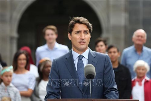 Thủ tướng Canada Trudeau kêu gọi cử tri bỏ phiếu cho đảng Tự do