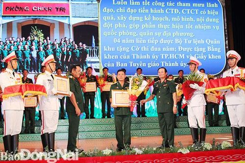 Giao lưu, tuyên dương các điển hình tiên tiến lực lượng vũ trang Quân khu 7