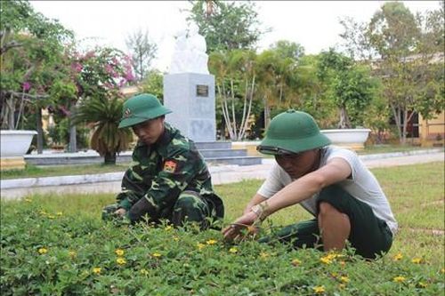 Biên giới - biển đảo Đẹp, xanh doanh trại