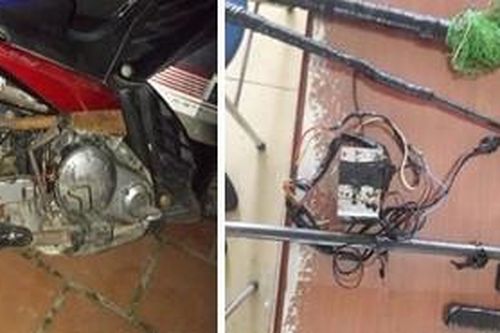 'Toát mồ hôi' trước mớ hung khí của nhóm trộm chó, mèo
