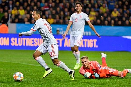 Hòa Thụy Điển, Tây Ban Nha giành vé dự Euro 2020