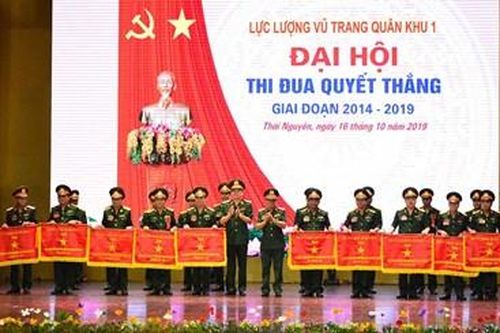 Đại hội Thi đua Quyết thắng Lực lượng vũ trang Quân khu 1 giai đoạn 2014-2019