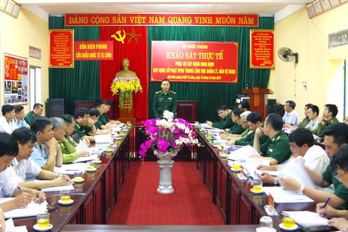Khảo sát xây dựng Nghị định quy định xử phạt vi phạm hành chính trong lĩnh vực quản lý, bảo vệ biên giới