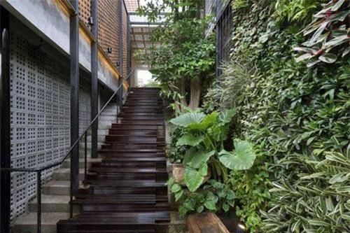 Ngôi nhà mộc đẹp mê hoặc nhờ nghệ thuật xếp gạch tuyệt tác