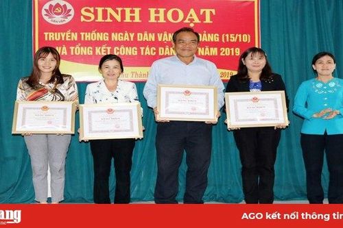 Châu Thành: Kỷ niệm 89 ngày truyền thống công tác dân vận của Đảng