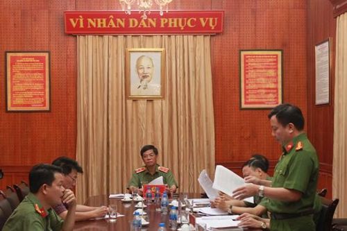 Giám đốc Công an thành phố Hà Nội tiếp công dân định kỳ