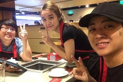 Vợ chồng Hoài Lâm dự tiệc sinh nhật của anh trai Gia Bảo