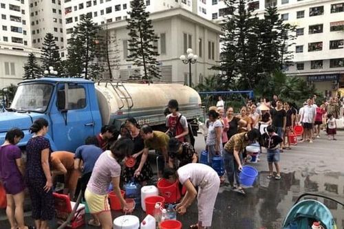 Công ty nước sông Đà đã cấp trở lại nhưng không dùng để ăn uống