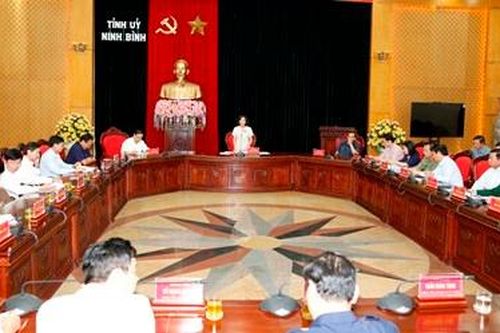 Cho ý kiến vào dự thảo Đề án Sắp xếp các đơn vị hành chính cấp xã thuộc tỉnh Ninh Bình, giai đoạn 2019 – 2021
