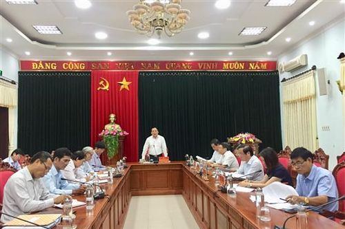 Ban Thường vụ Tỉnh ủy Quảng Trị duyệt Đại hội Đại biểu Liên hiệp các Hội Khoa học và Kĩ thuật tỉnh