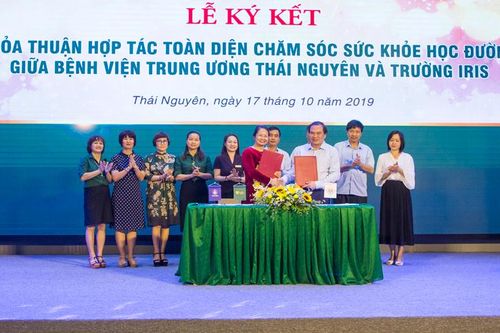Trường IRIS hợp tác chăm sóc sức khỏe học đường với Bệnh viện Trung ương Thái Nguyên