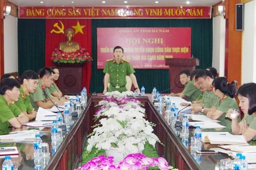 CA Hà Nam triển khai công tác tuyển chọn công dân thực hiện nghĩa vụ CAND