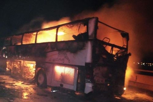 Tai nạn xe buýt thảm khốc ở Saudi Arabia, 35 người thiệt mạng