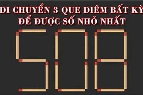 Thử tài suy luận với câu đố di chuyển que diêm