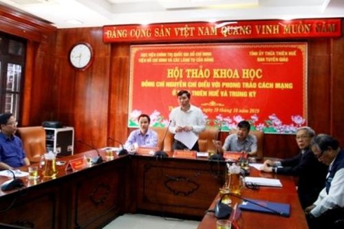 Đồng chí Nguyễn Chí Diểu với phong trào cách mạng ở Thừa Thiên - Huế và Trung kỳ