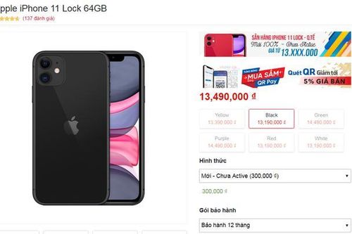 iPhone 11 khóa mạng Mỹ gây 'sốt' ở Việt Nam, giá hơn 13 triệu