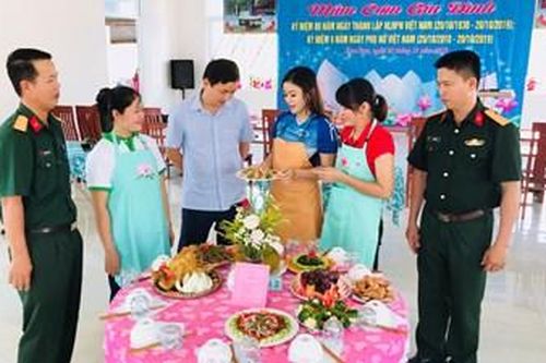 Công ty 716 tổ chức Hội thi 'Mâm cơm gia đình'
