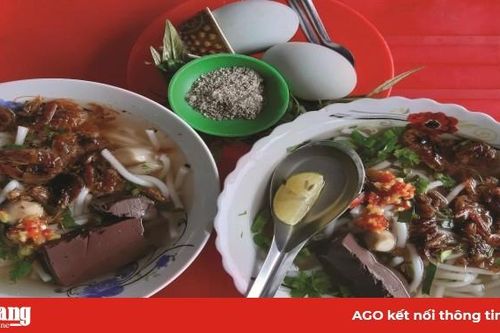 Hấp dẫn món cơm bò nướng, bánh canh tép